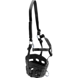 Museliere nylon chev.noir