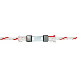 Connecteur litzclip inox corde 6mm /5-Fils Rubans