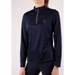 Polo everly rosegold manches longues-Polos  T-shirts